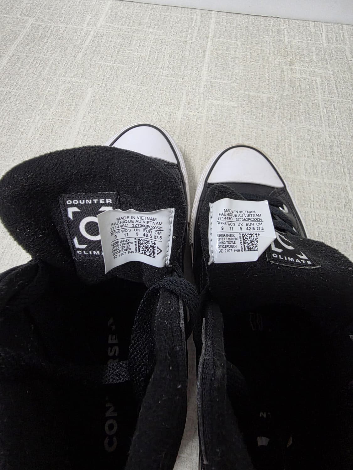 컨버스 척테일러 올스타 버크셔 부츠 콜드 퓨전 블랙 카운터 클라이밋 상품이미지7