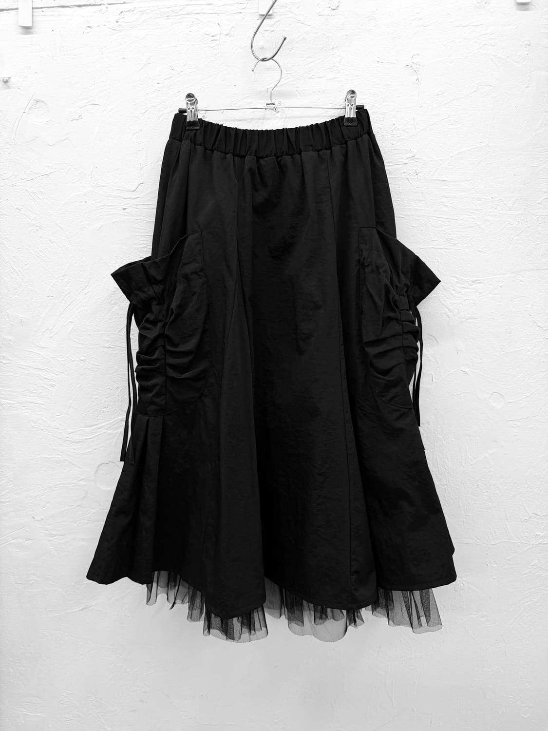 aneel.k 레이어드 샤 카고 스커트 상품이미지1