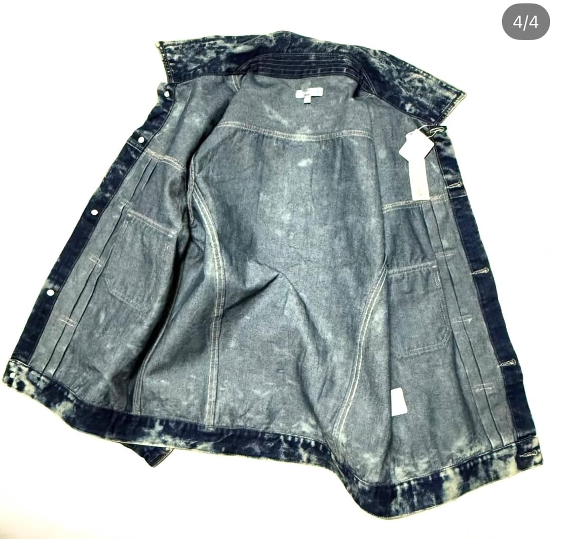 Enjouemen - 블리치 데님 자켓 상품이미지4