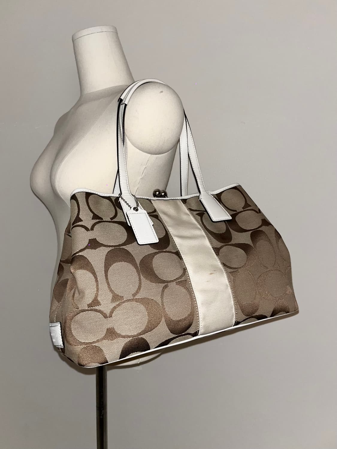  90ss Coach Beige Shoulder bag 상품이미지3