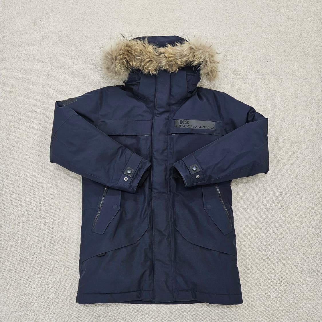 [95] K2 고어 써미엄 네이비 구스다운 패딩 점퍼 1203JM1 상품이미지1