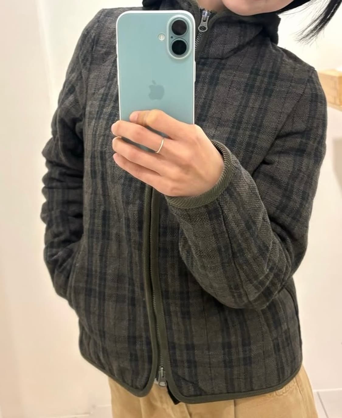 (급처) safarispot 체크 울자켓 1/2 Wool jacket 상품이미지4