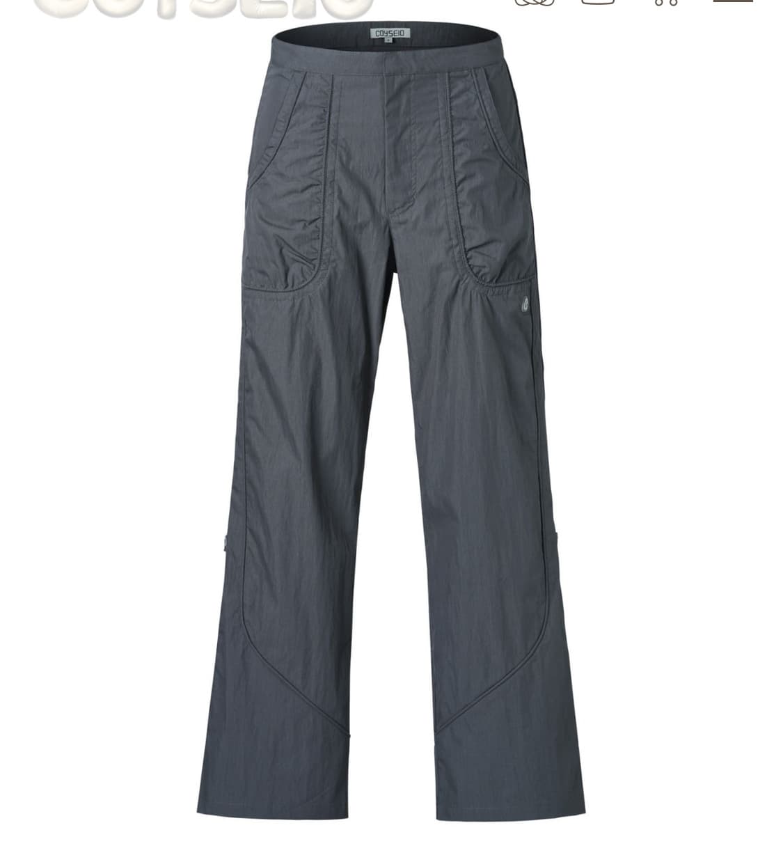 코이세이오 사이드 지퍼 라인 팬츠 그레이 상품이미지1