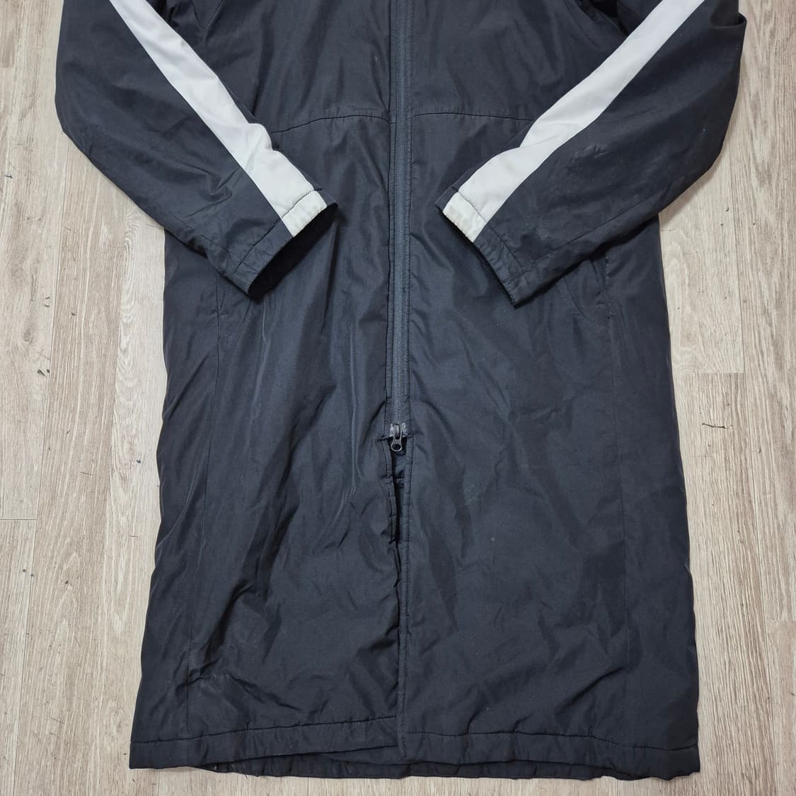 뉴발란스 사이드라인 다운 후드 롱패딩 점퍼 상품이미지3