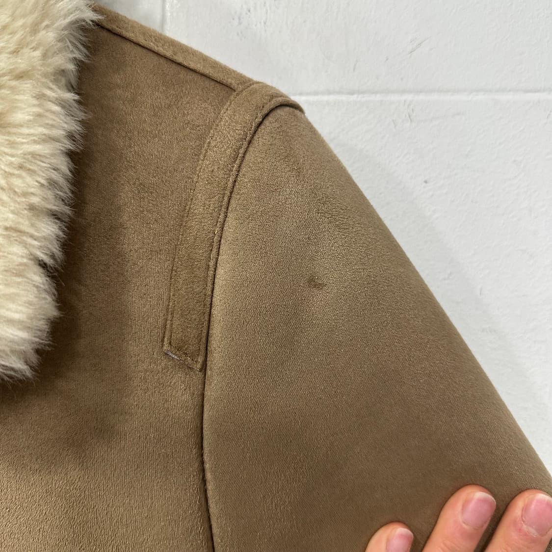 자라우먼 롱 무스탕 상품이미지3