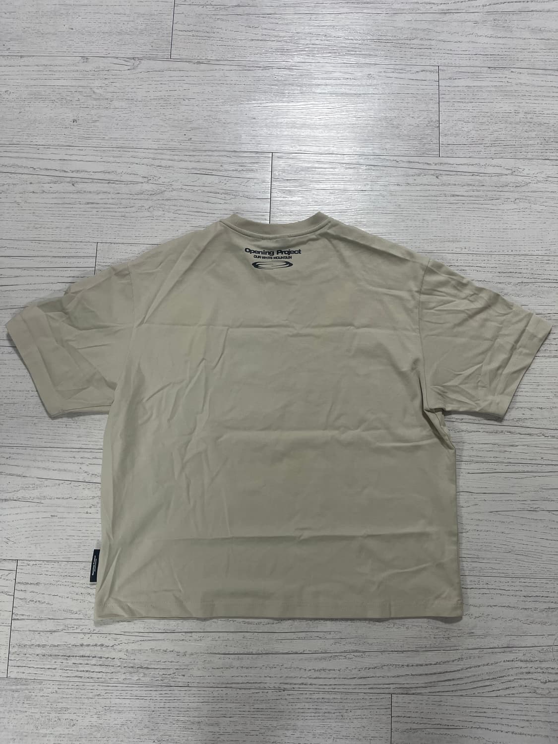 오프닝 프로젝트 Identity T Shirt - Ecru 상품이미지2