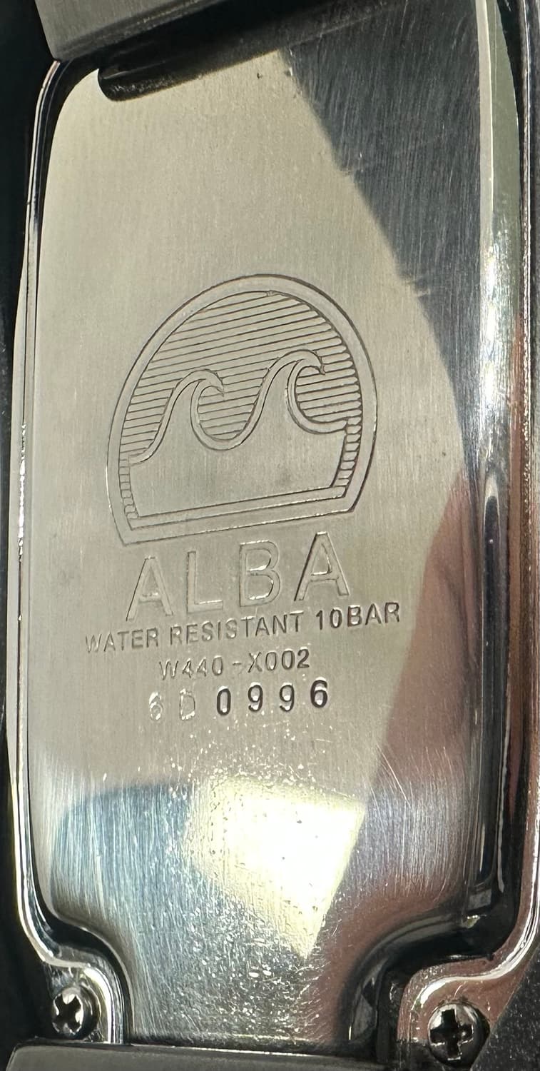 세이코 알바 웹 (SEIKO ALBA Web) 블랙 메탈 디지털 워치 상품이미지3