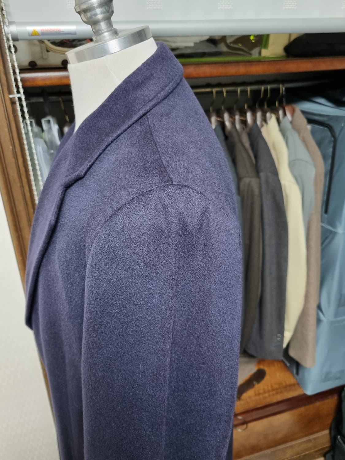 크롬비 캐시미어100 체스터필드 코트 상품이미지5