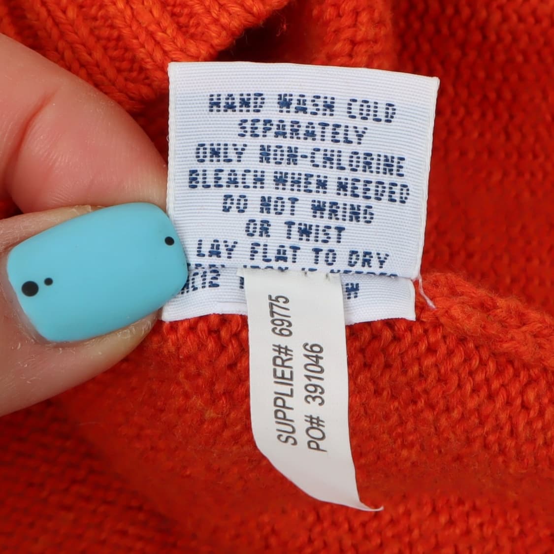 폴로 랄프로렌 오렌지 하프집업 니트 상품이미지10