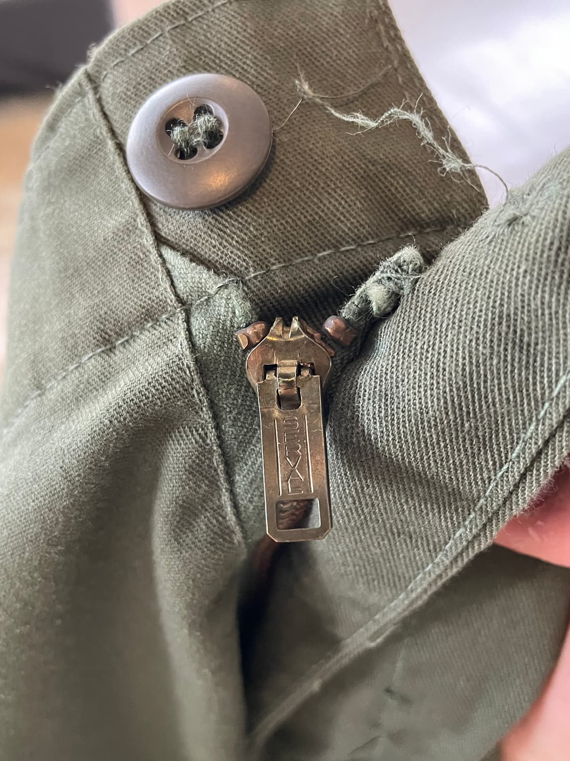 미군 og-507 퍼티그 카키 팬츠바지 상품이미지4