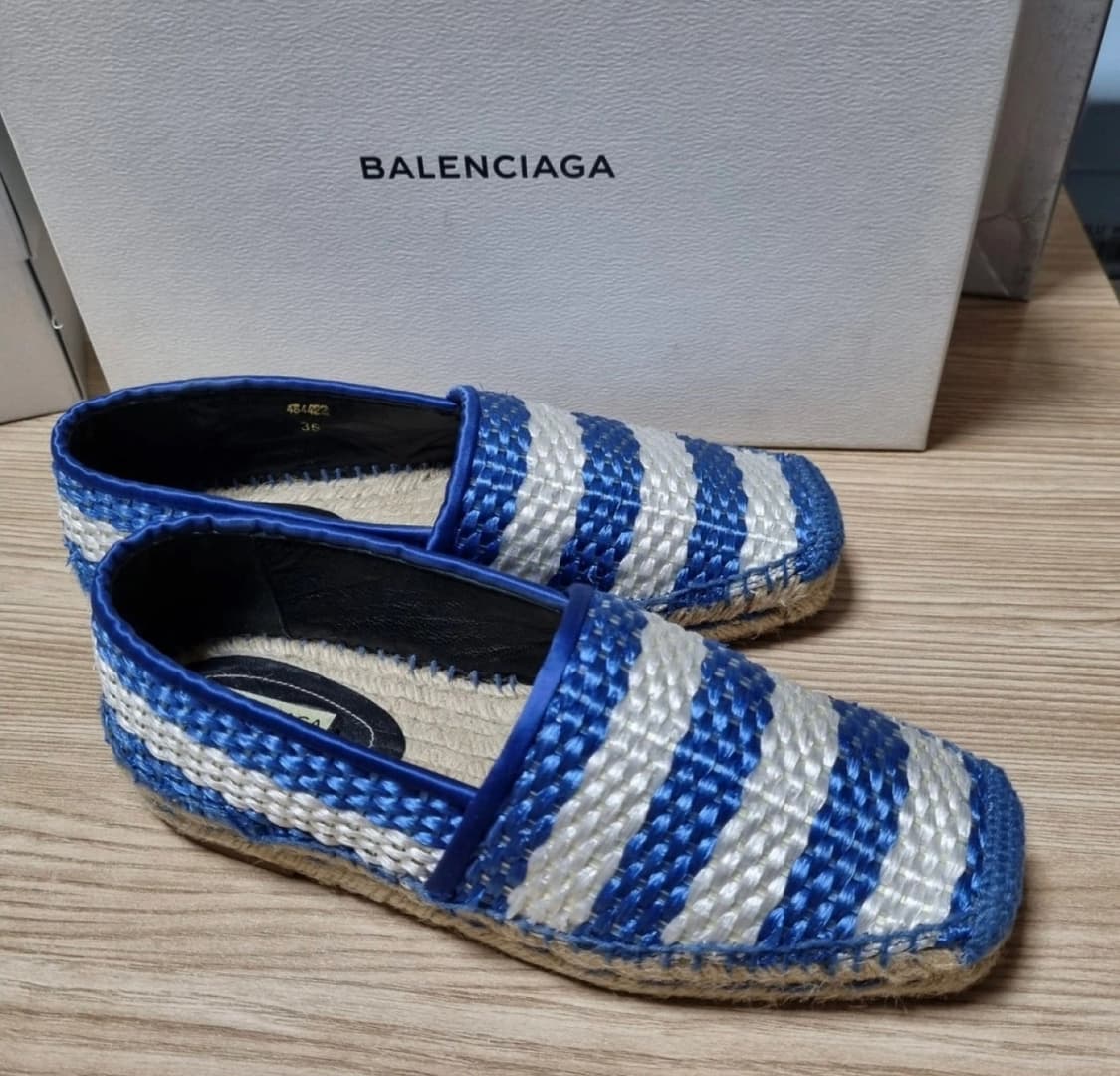 BALENCIAGA 발렌시아가 라피아 에스파듀 35 (225) 상품이미지1