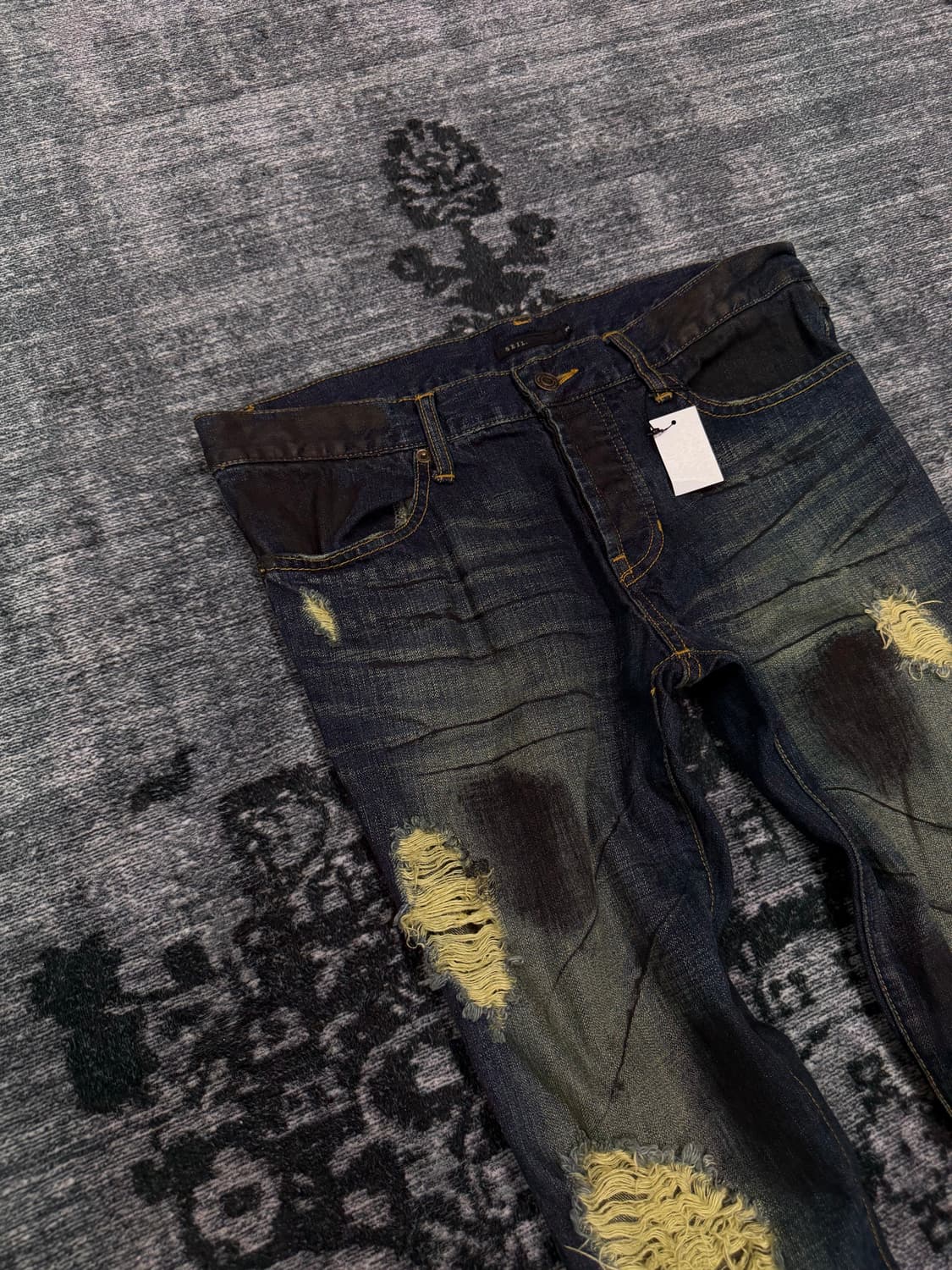 Seil dark coating damaged boots cut deni 상품이미지3