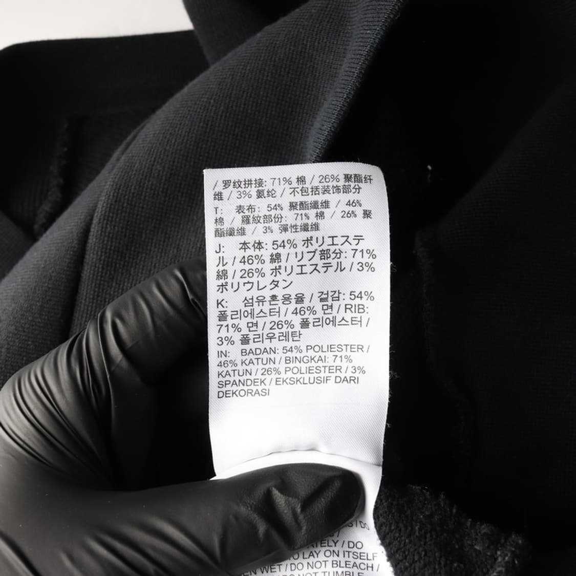 나이키 드라이핏 엠보 빅로고 크롭 맨투맨 블랙 XL 상품이미지6