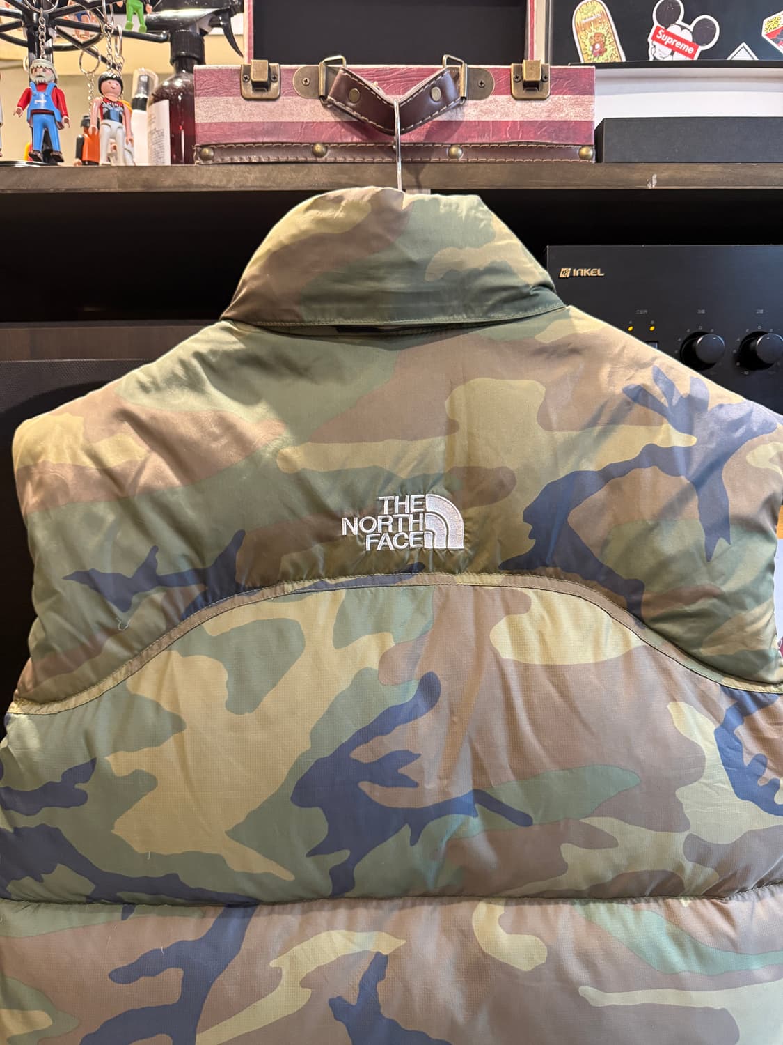 노스페이스 눕시 센터로고 카모 베스트 M(L) 상품이미지3