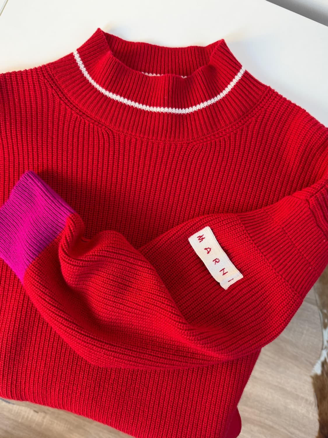 마르니 모크넥 골지 니트  상품이미지1