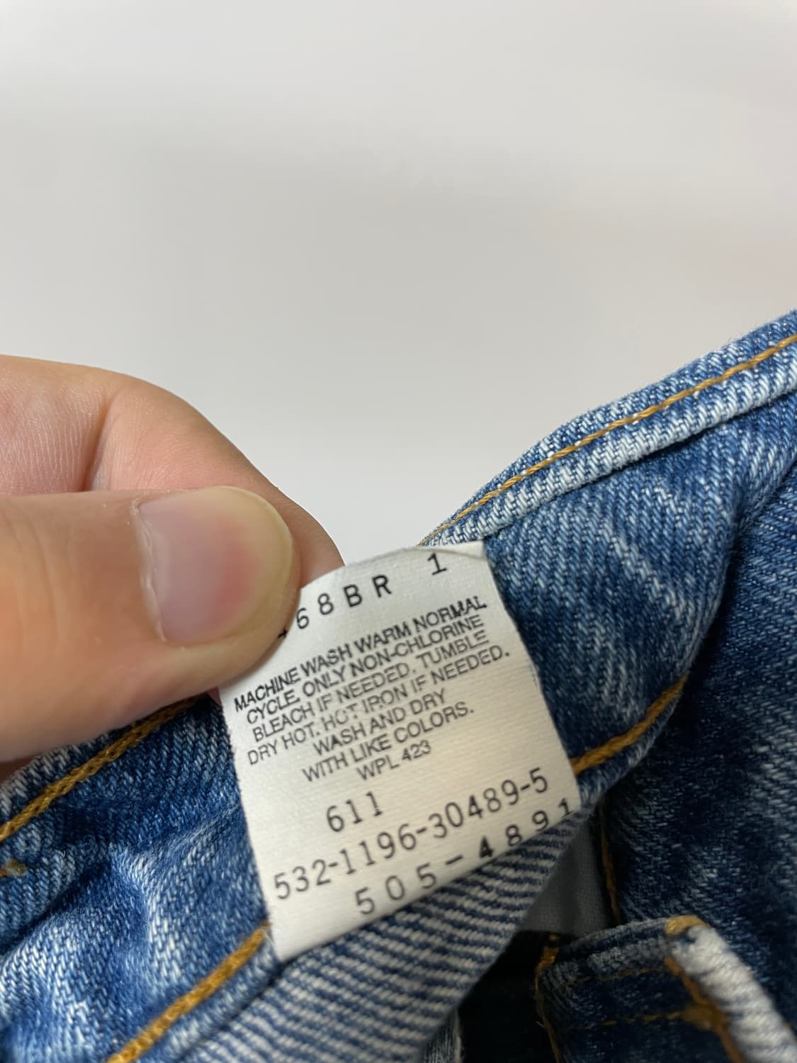 (29) 90s usa 리바이스505 레귤러핏 여성 중청 데님 팬츠 상품이미지7