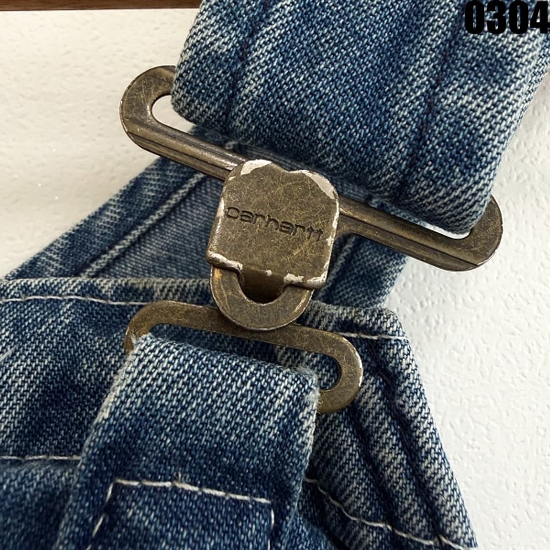 칼하트 데님 오버롤 워크 팬츠 34X30 0304 상품이미지9