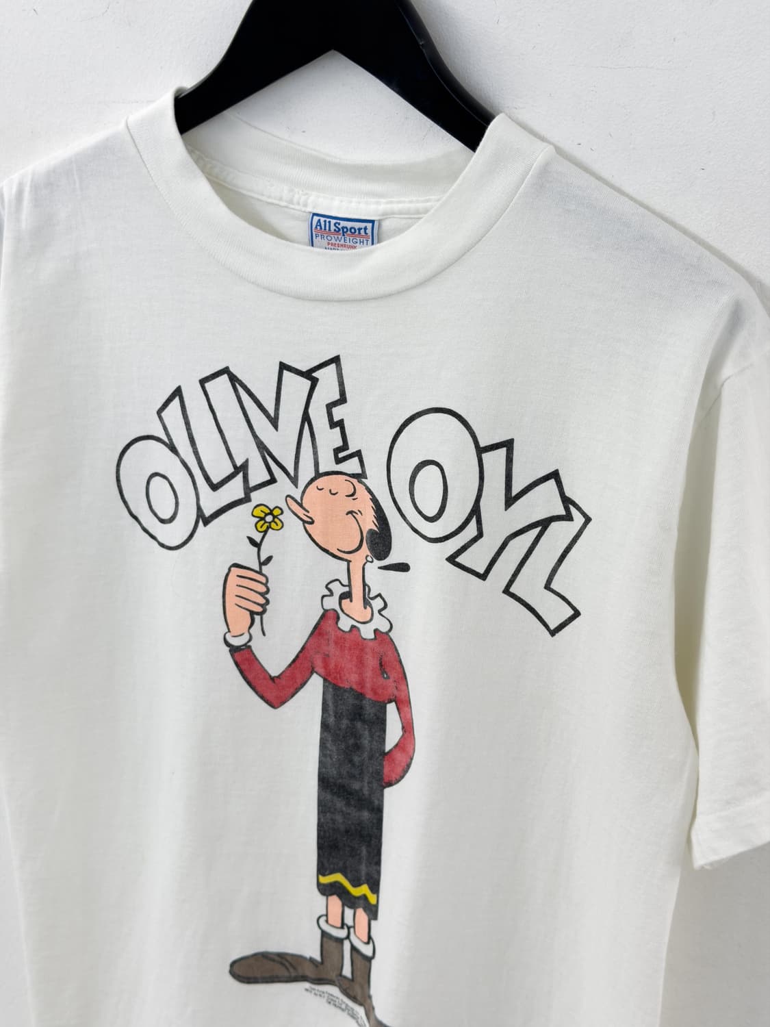 90s PROWEIGHT  Olive Oyl 티셔츠 상품이미지4