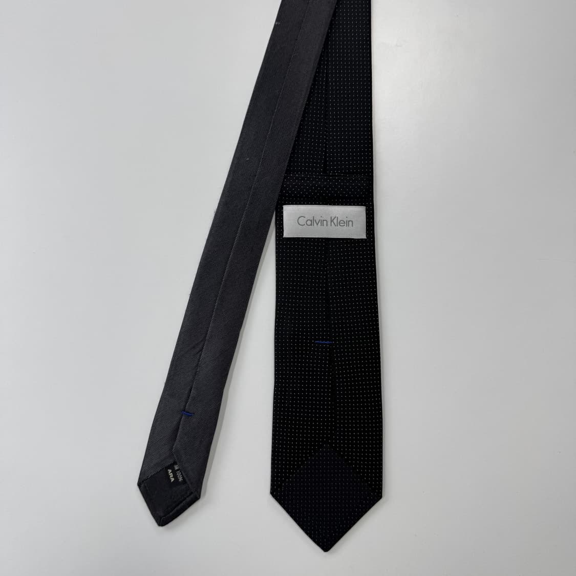 CK 캘빈클라인 명품 정품 블랙넥타이 7.1cm 상품이미지3