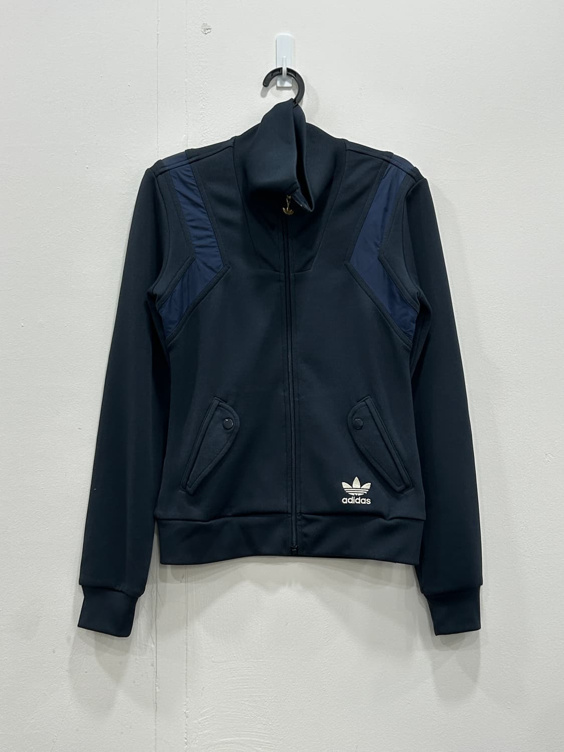 아디다스 네이비 올드스쿨 져지 트랙탑 90 여성 상품이미지2