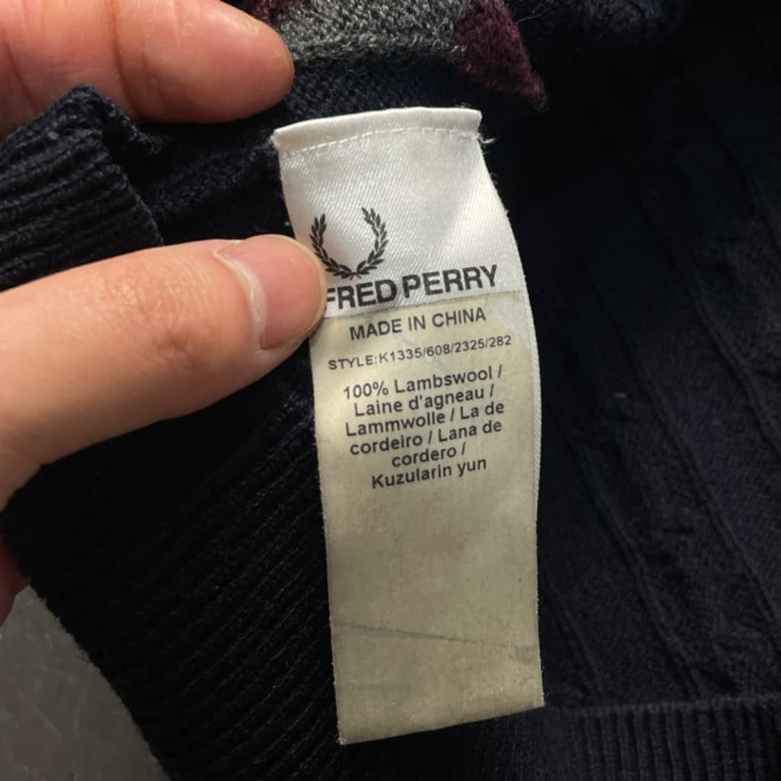 95 프레디페리 꽈배기 니트 상품이미지4