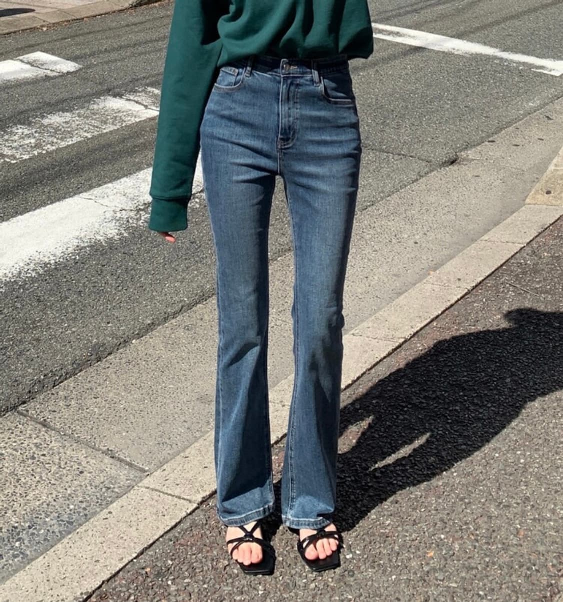 [미 시착 새 상품] 오브유이 슬림부츠컷 s 상품이미지1