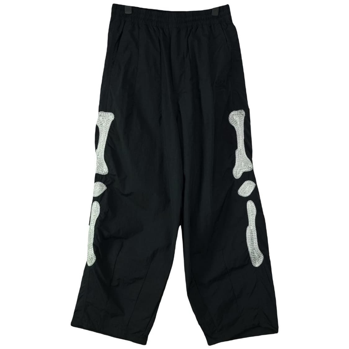 [트래블] 스켈레톤 나일론 와이드 팬츠 블랙 M19133 상품이미지2