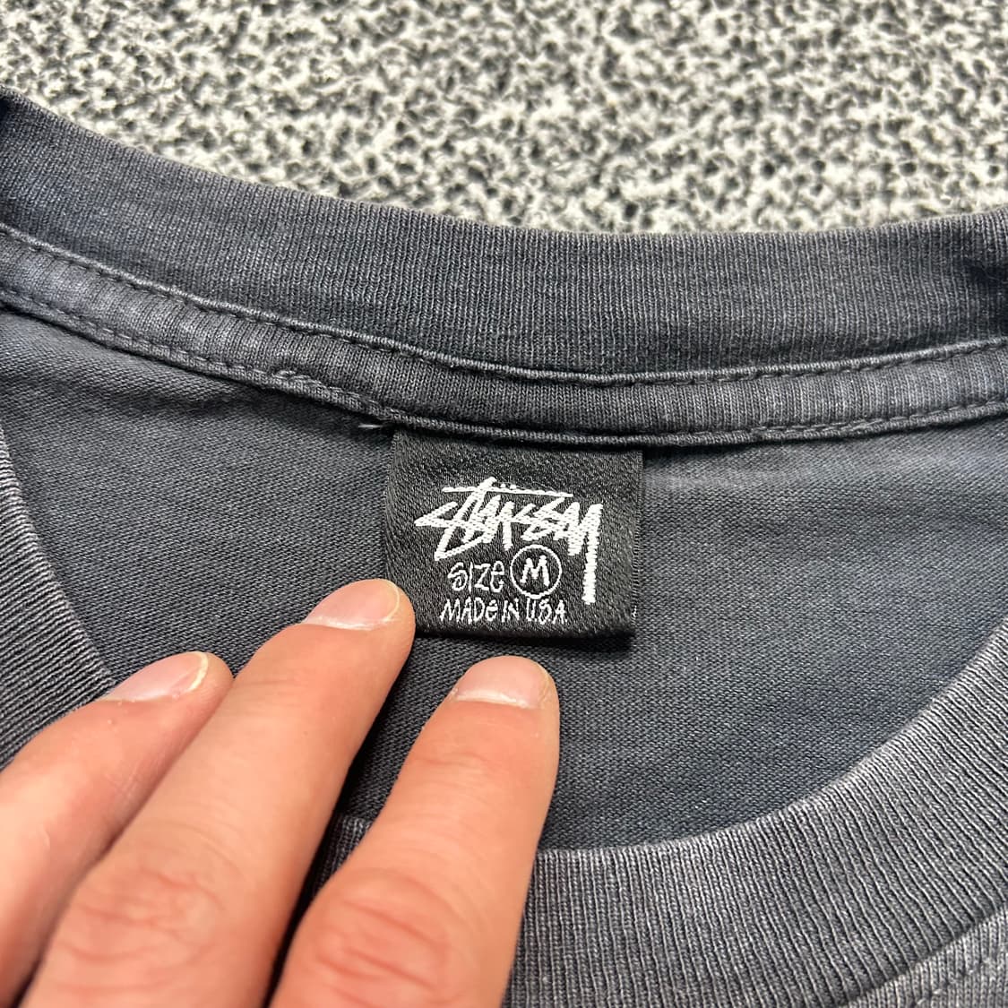 스투시(stussy)블랙 비치 루트 반팔티 상품이미지4