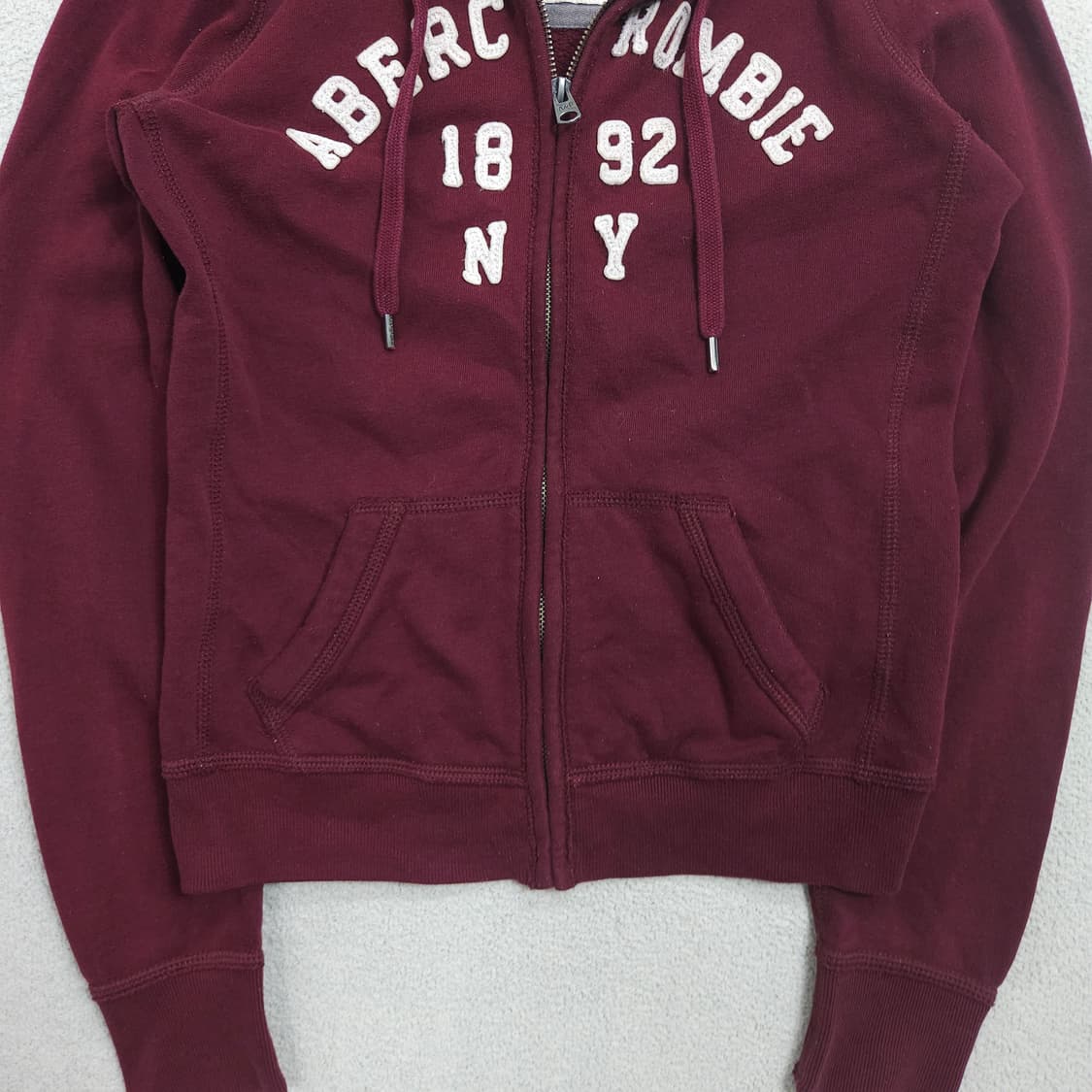 아베크롬비 아치 로고 후드 집업 S 딱붙핏 상품이미지3