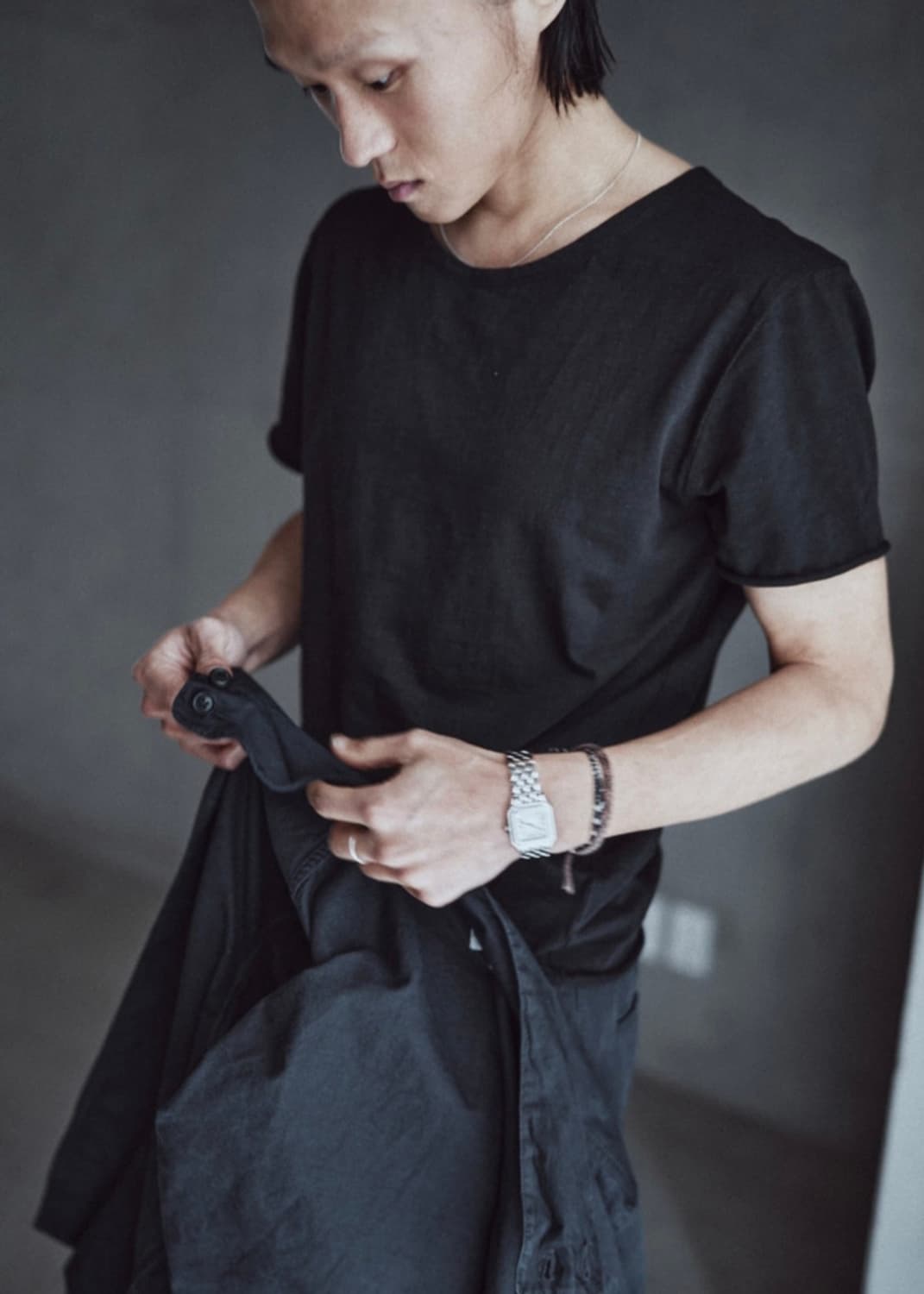 [1] 모노프리베 텍스쳐드 하프 슬리브  상품이미지1