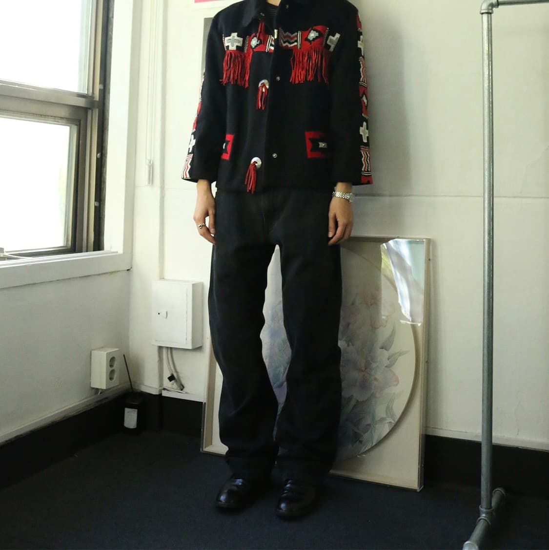 리바이스 517 블랙 부츠컷 팬츠 33" 상품이미지2