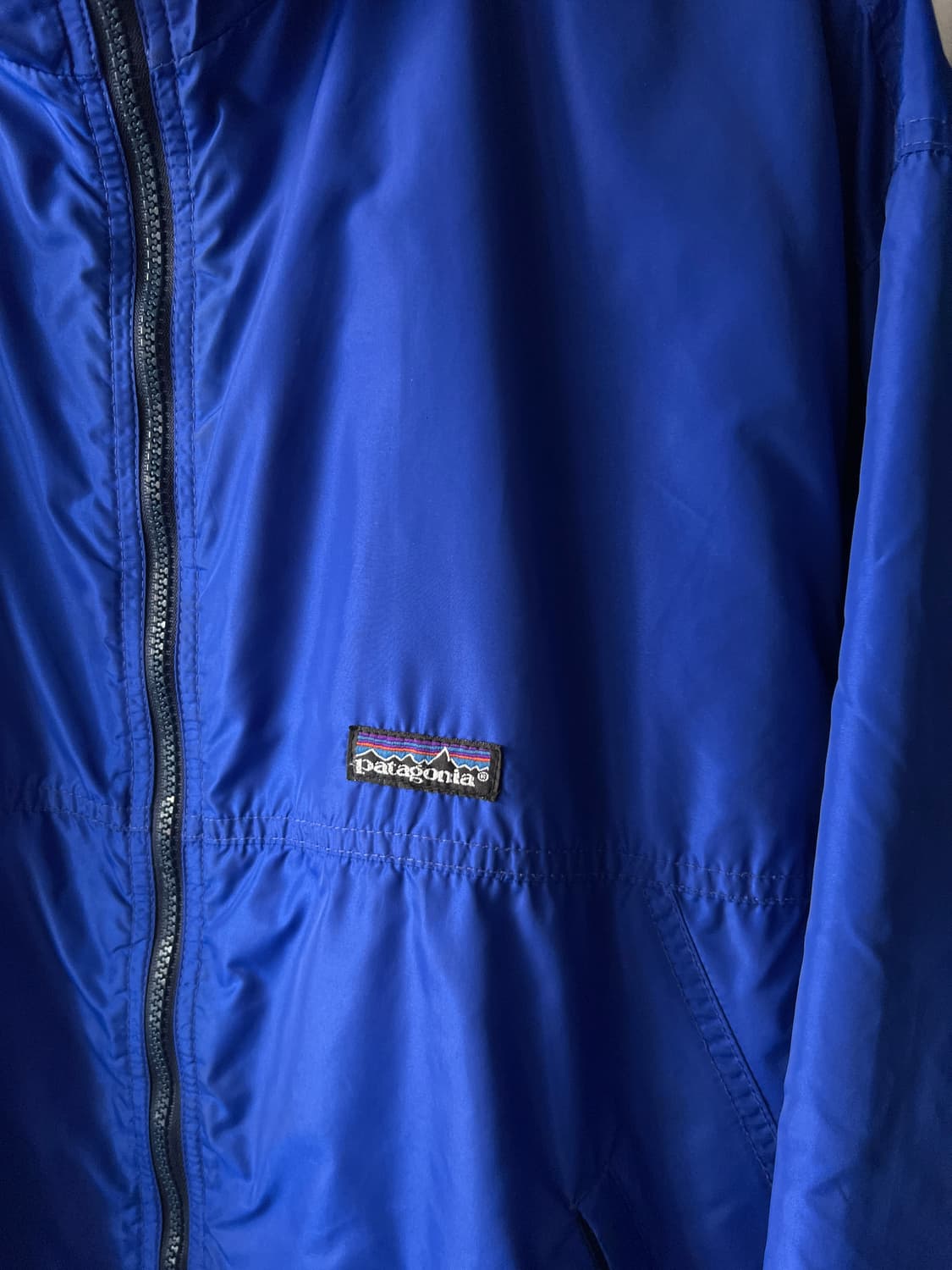 [L]파타고니아 Made in USA 플리스 라이닝 블루 웜업 자켓 상품이미지3