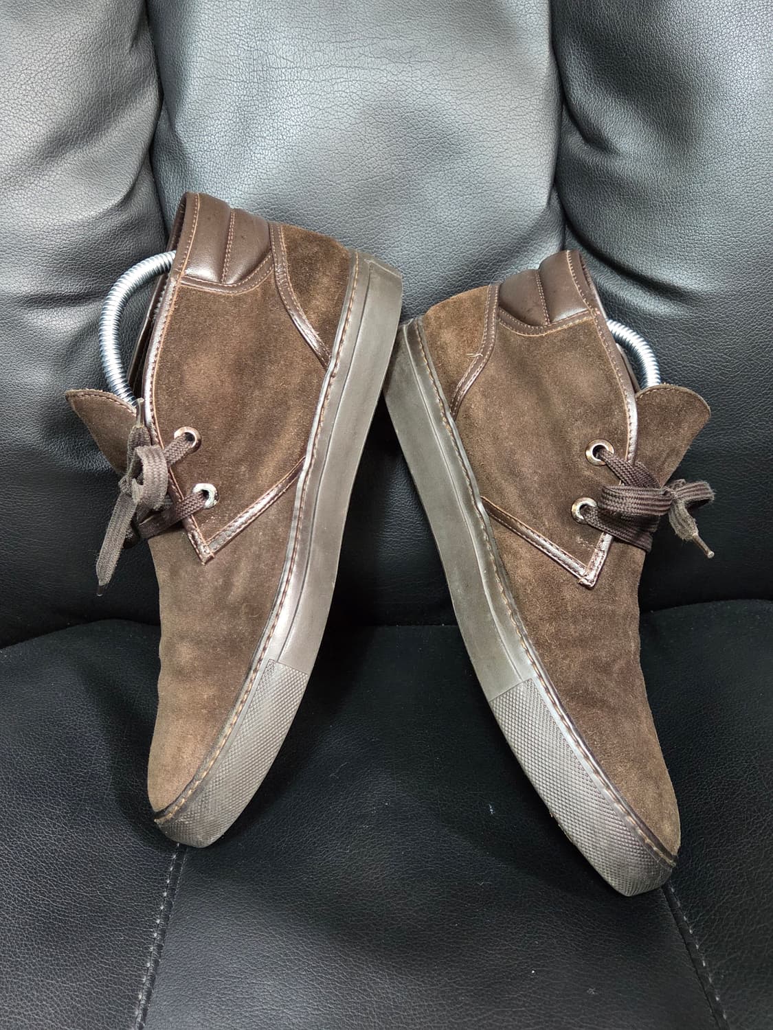 (정품) [몽클레어] 스웨이드 가죽 스니커즈 판매합니다. 상품이미지2