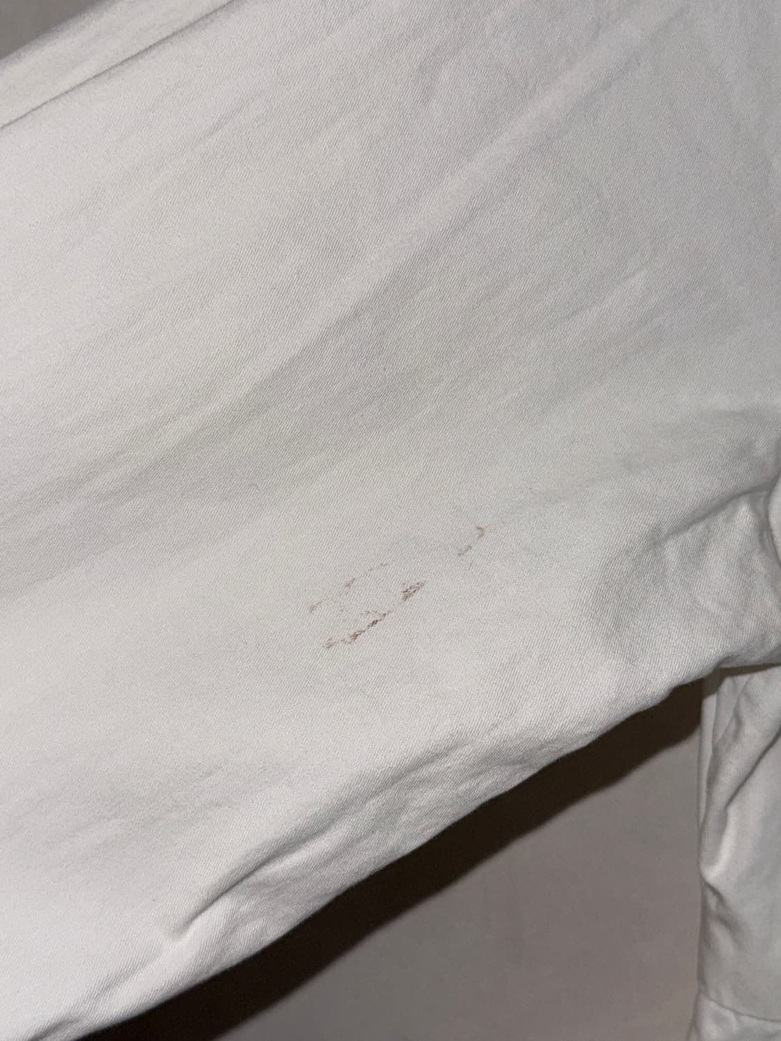 White pin tuck unbalanced wrap shirt 상품이미지5