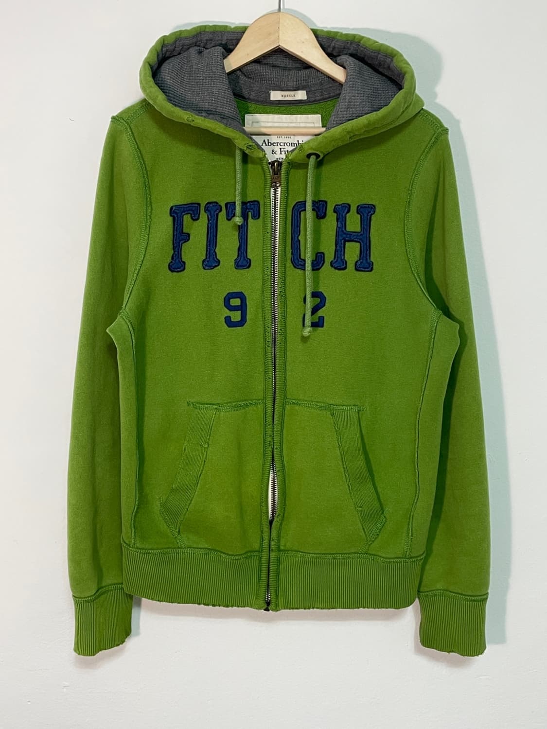 아베크롬비 빅로고 워싱 후드집업 상품이미지4