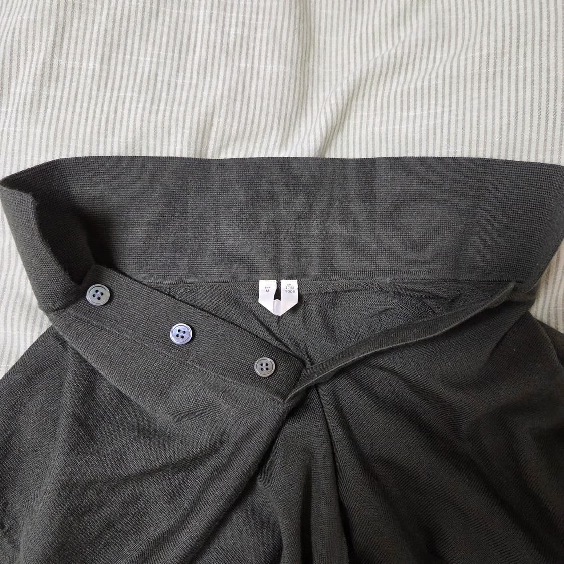 아르켓 메리노 폴로 니트 스웨터 M 98 다크그린  / 긴팔티 상품이미지3