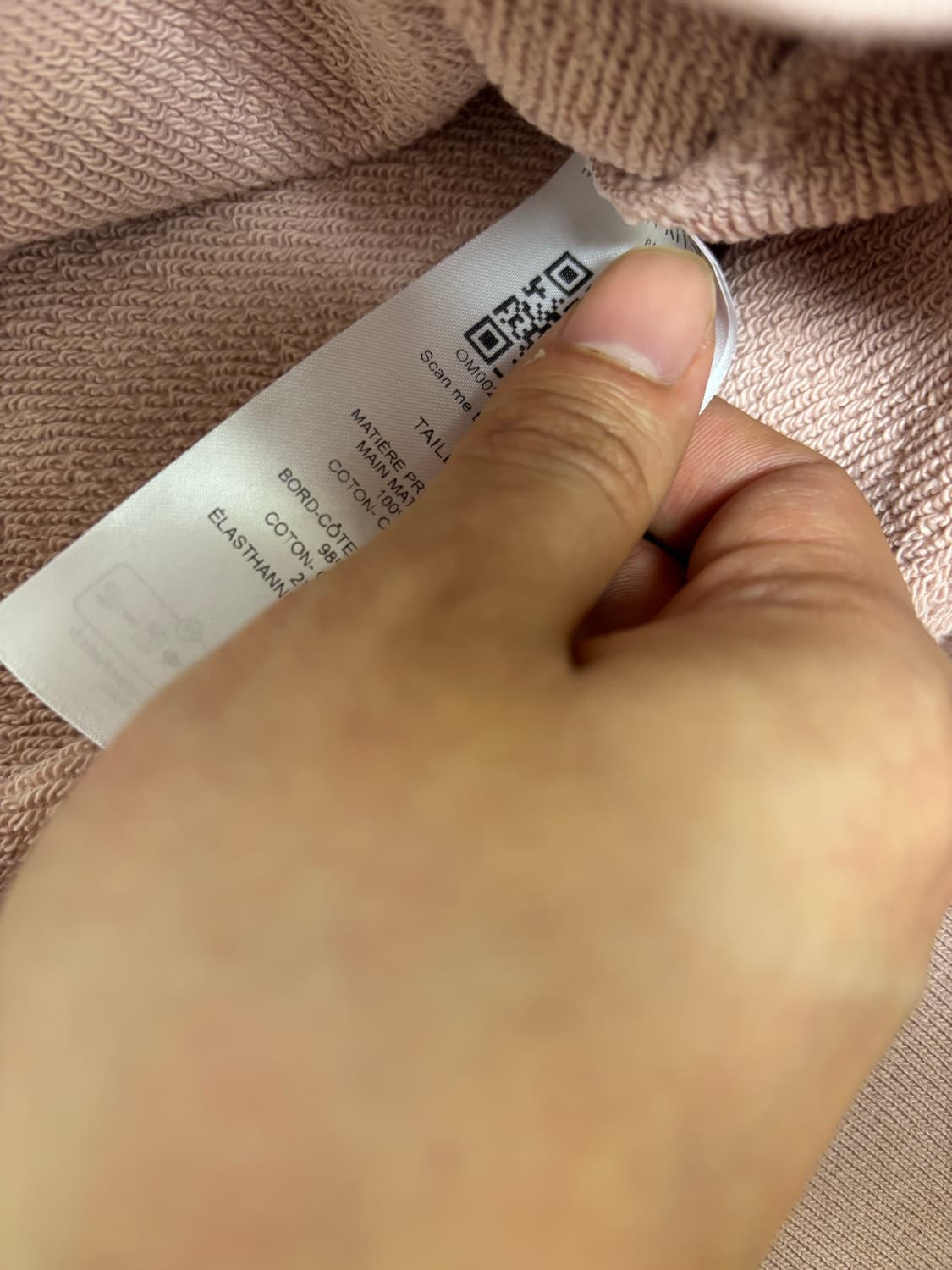 (새상품/택,여분단추풀구성⭕️) 메종키츠네 폭스헤드오버사이즈 폴로스웻셔츠 상품이미지3