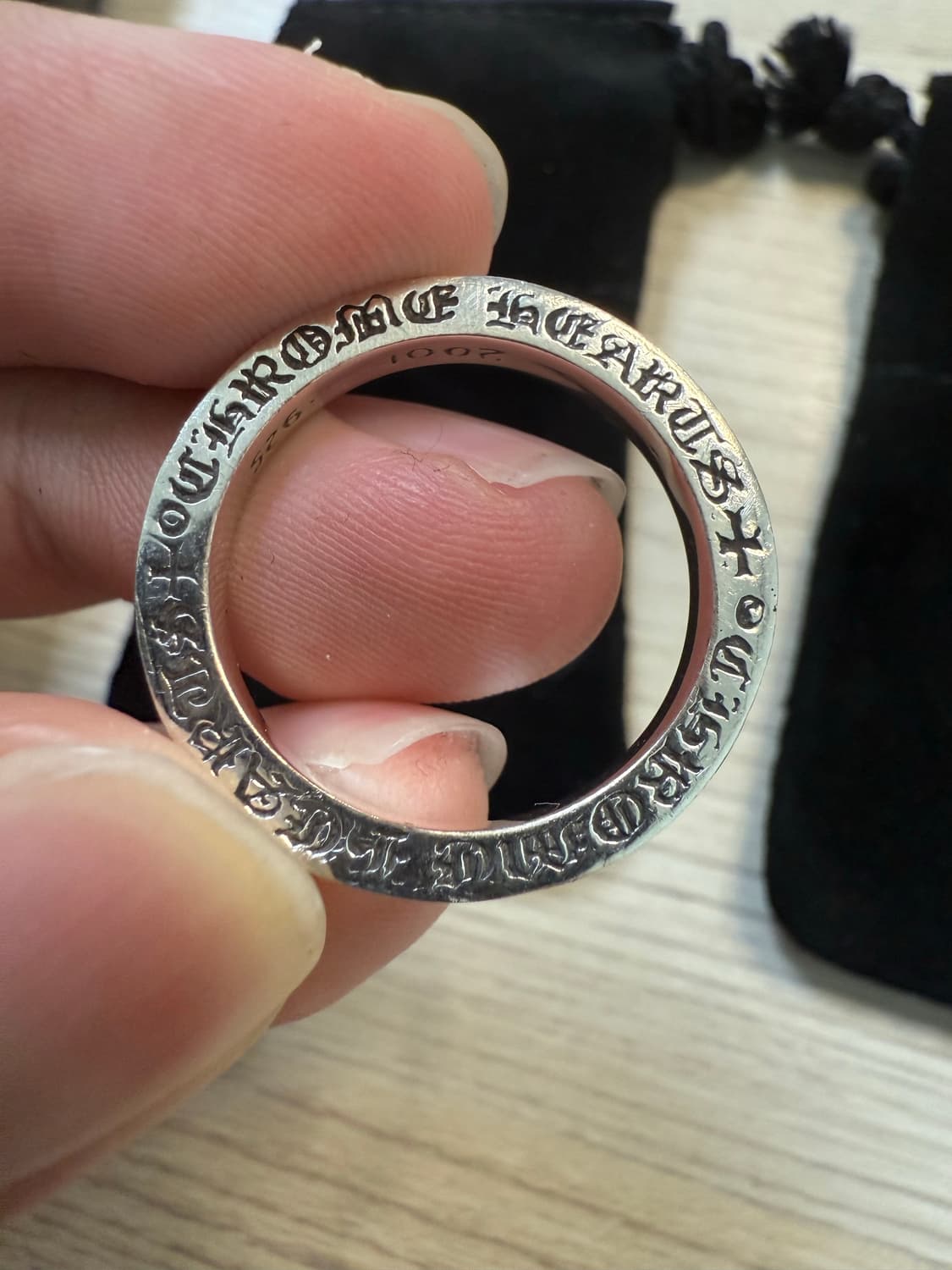 크롬하츠 3mm 퍽유링, 포에버링 us9 신본 상품이미지7