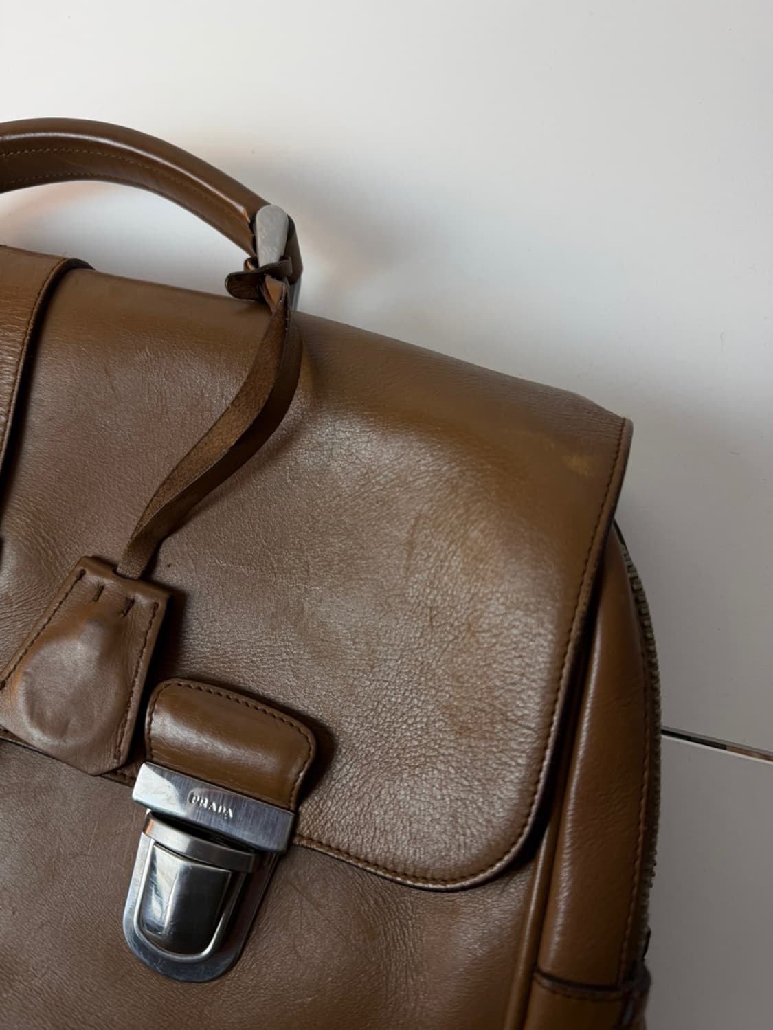 프라다 레더 브리프케이스 상품이미지8