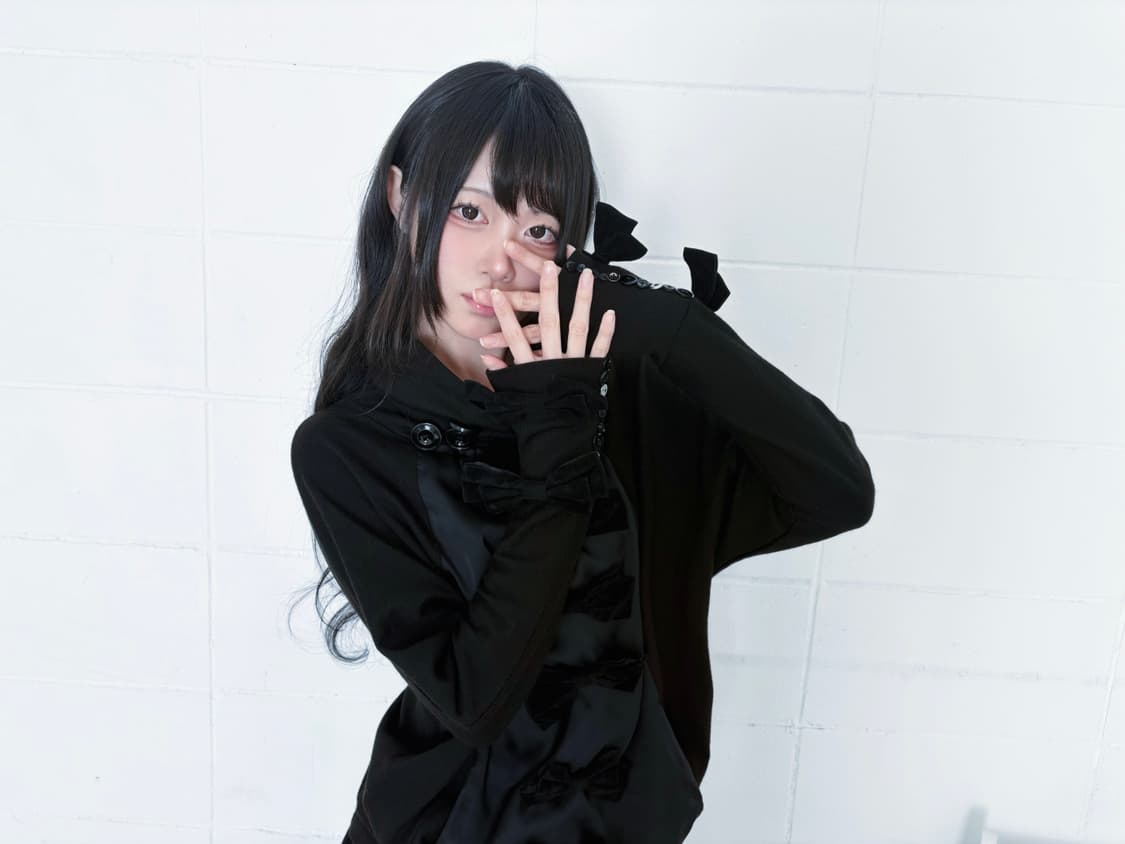 RiBBon&BuTTon nylon/knitmix highneck top 상품이미지3