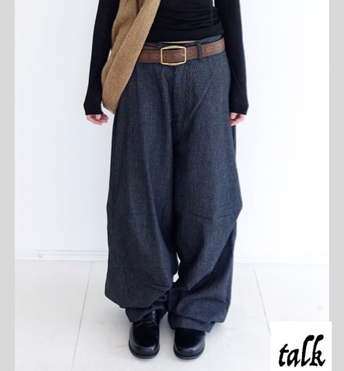 (구해요)샵페어리 stripe thick pintuck pants 상품이미지1