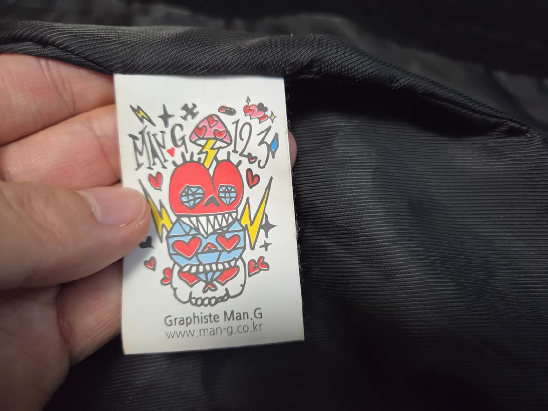 그라피스트 만지 그래피티 체크 롱 코트 상품이미지9