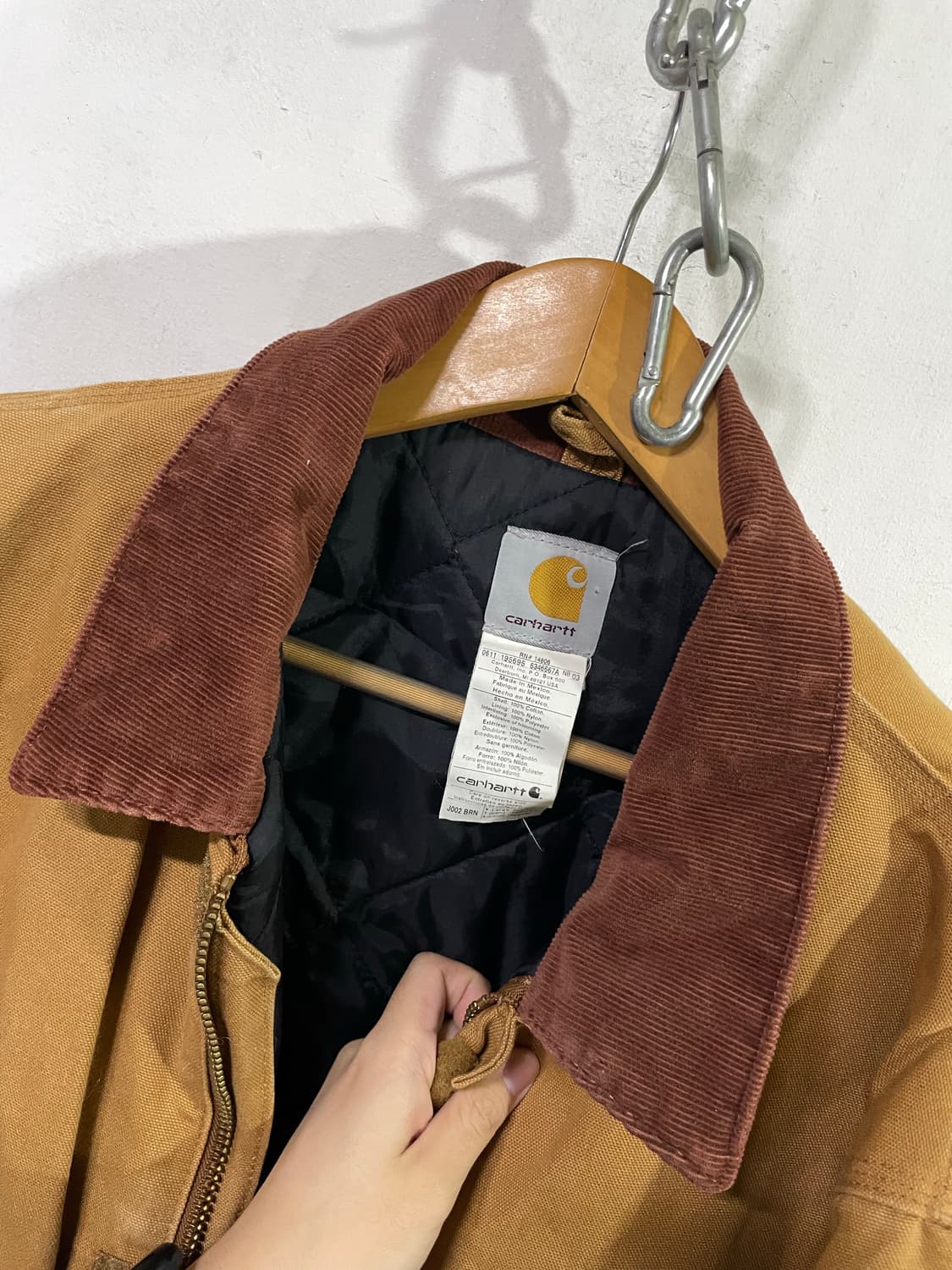 칼하트 디트로이트 자켓 오리지날 105-110 사이즈 J002 상품이미지9