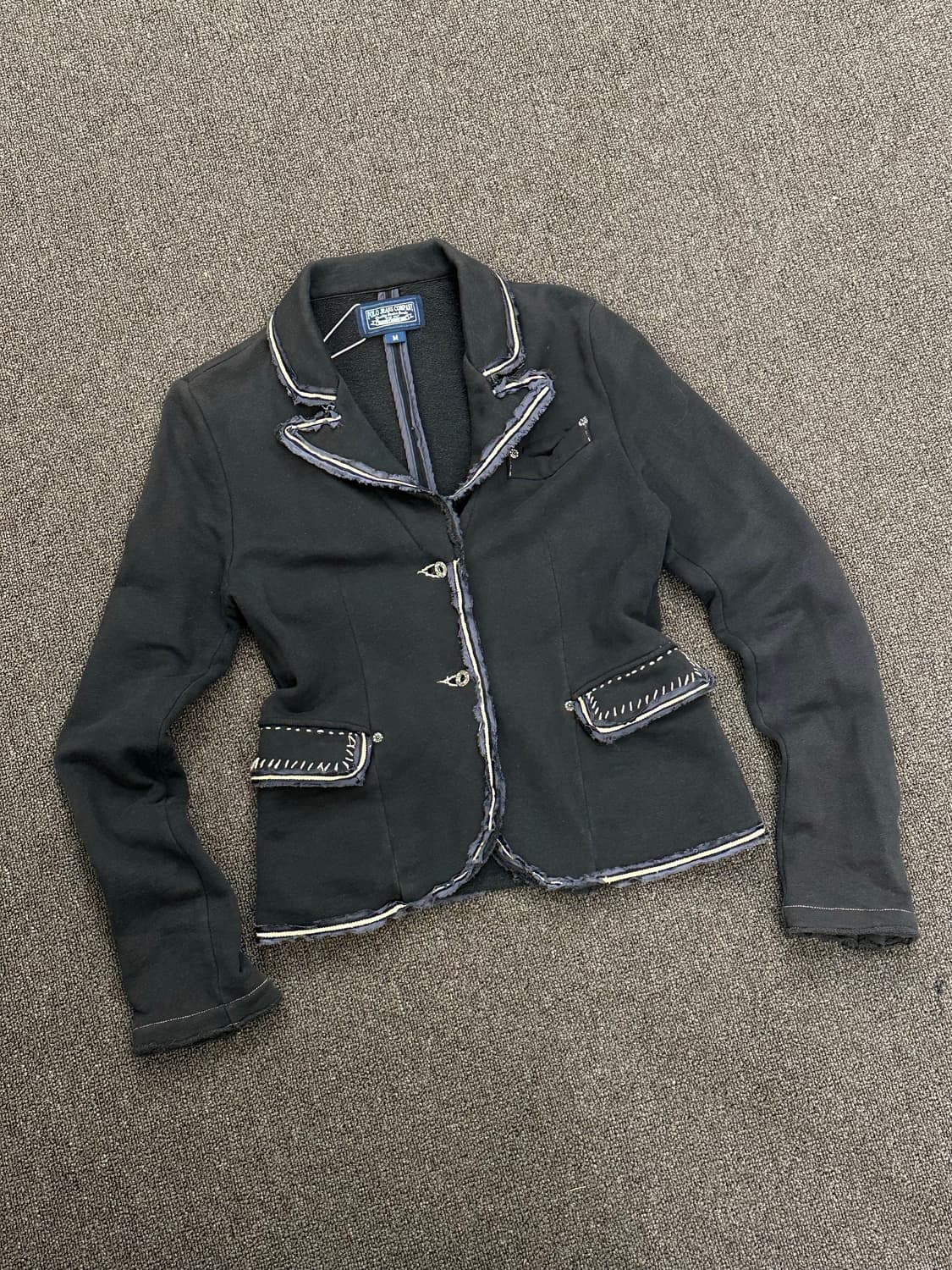 M)폴로 진스 컴퍼니 빈티지 스티치 디테일 코튼 블레이저 상품이미지1