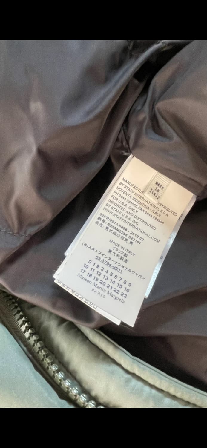 메종 마르지엘라 남성 패딩 48 카키 상품이미지7