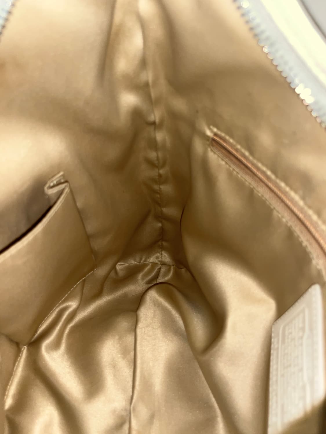 Rare🩵코치 스트라이프 블루 소호백 상품이미지10