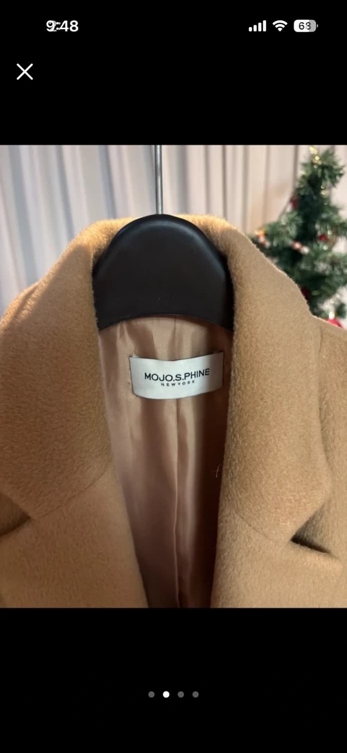 모조에스핀 코트 모100% 상품이미지2