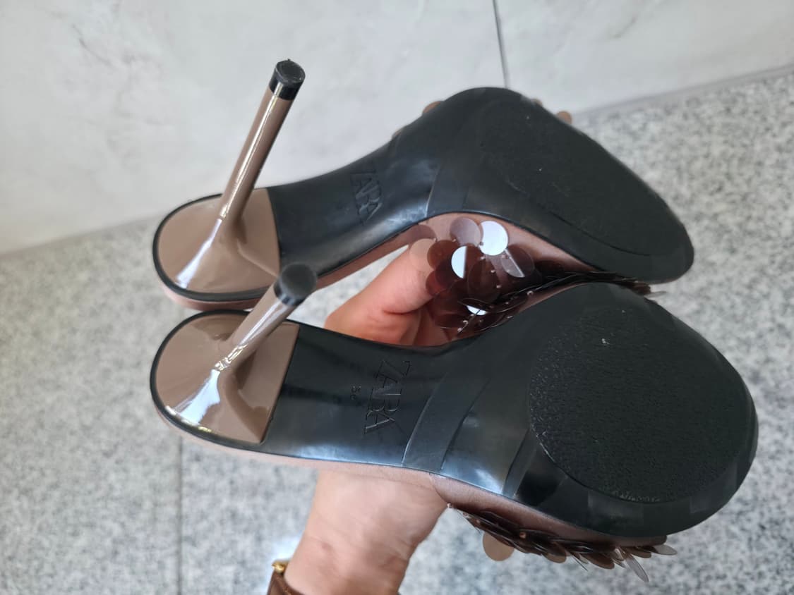 자라 스팽글 뮬 상품이미지6