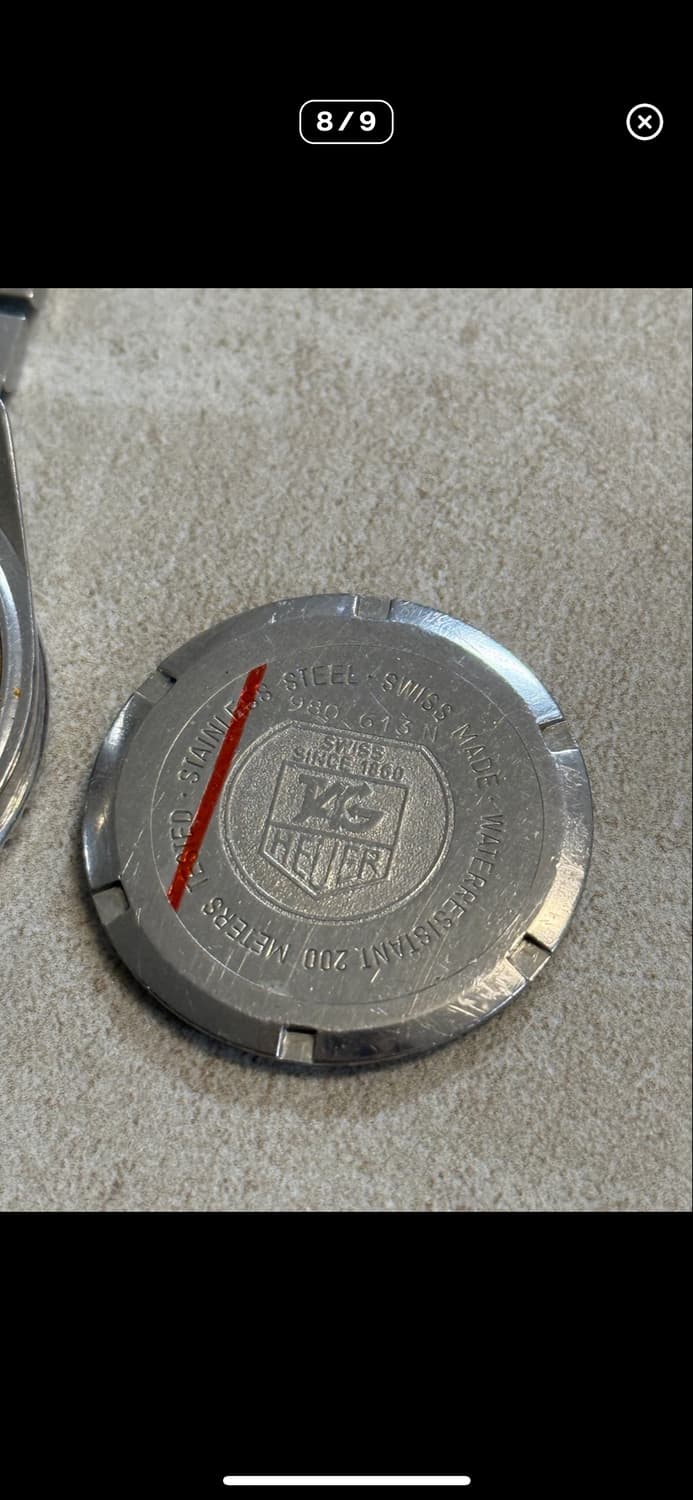 [1990] 태그호이어 980.613N Sunburst Dial" 상품이미지7