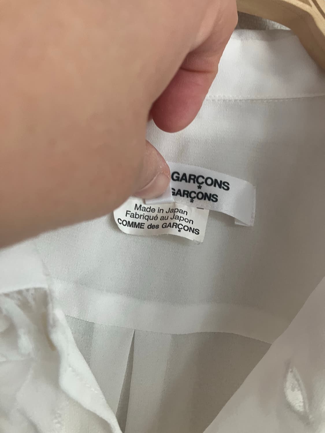 꼼데가르송 러플블라우스 상품이미지4